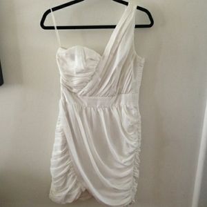 CONSCIOUS COLLECTION BY H&M White One-Sleeve Dress